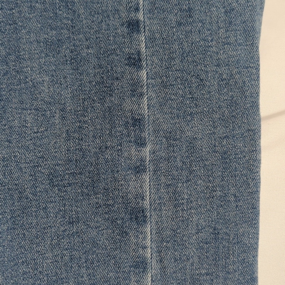 Abercrombie & Fitch The Super Skinny Ankle High Rise Jeans, Color Blue Size 34 - Picture 15 of 15